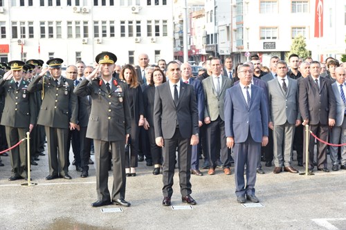 EĞİRDİR’DE GAZİ MUSTAFA KEMAL ATATÜRK;  SAYGIYLA, MİNNETLE, RAHMETLE ANILDI.