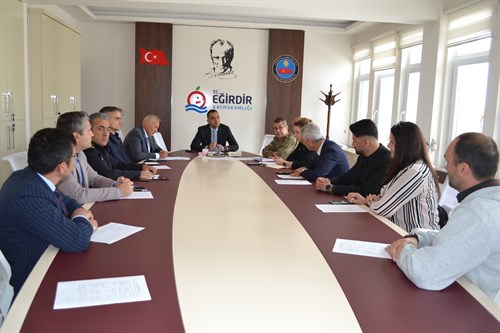 19 Mayıs Atatürk’ü Anma, Gençlik Ve Spor Bayramı İle Gençlik Haftası Düzenleme Komitesi, Kaymakamlık Toplantı Salonunda Toplandı