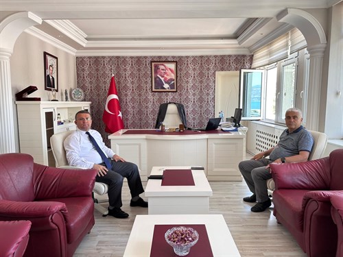 DSİ Bölge Müdürü Osman ERKAN, Kaymakamımız Ömer ÇİMŞİT’i Makamında Ziyaret Etti