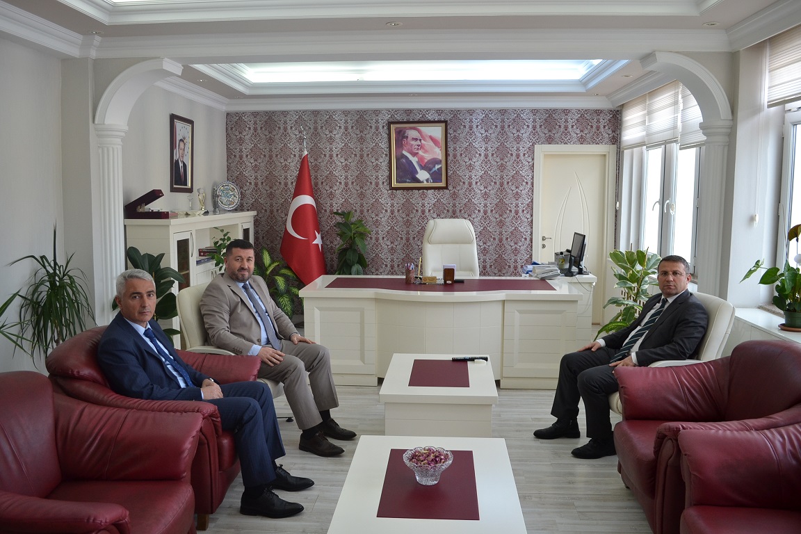 Isparta İl Milli Eğitim Müdürümüz, Kaymakamımız Ömer ÇİMŞİT’i Ziyaret Etti